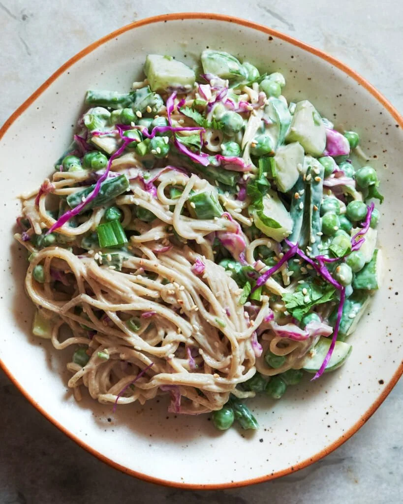 Cold Tahini Noodle Salad