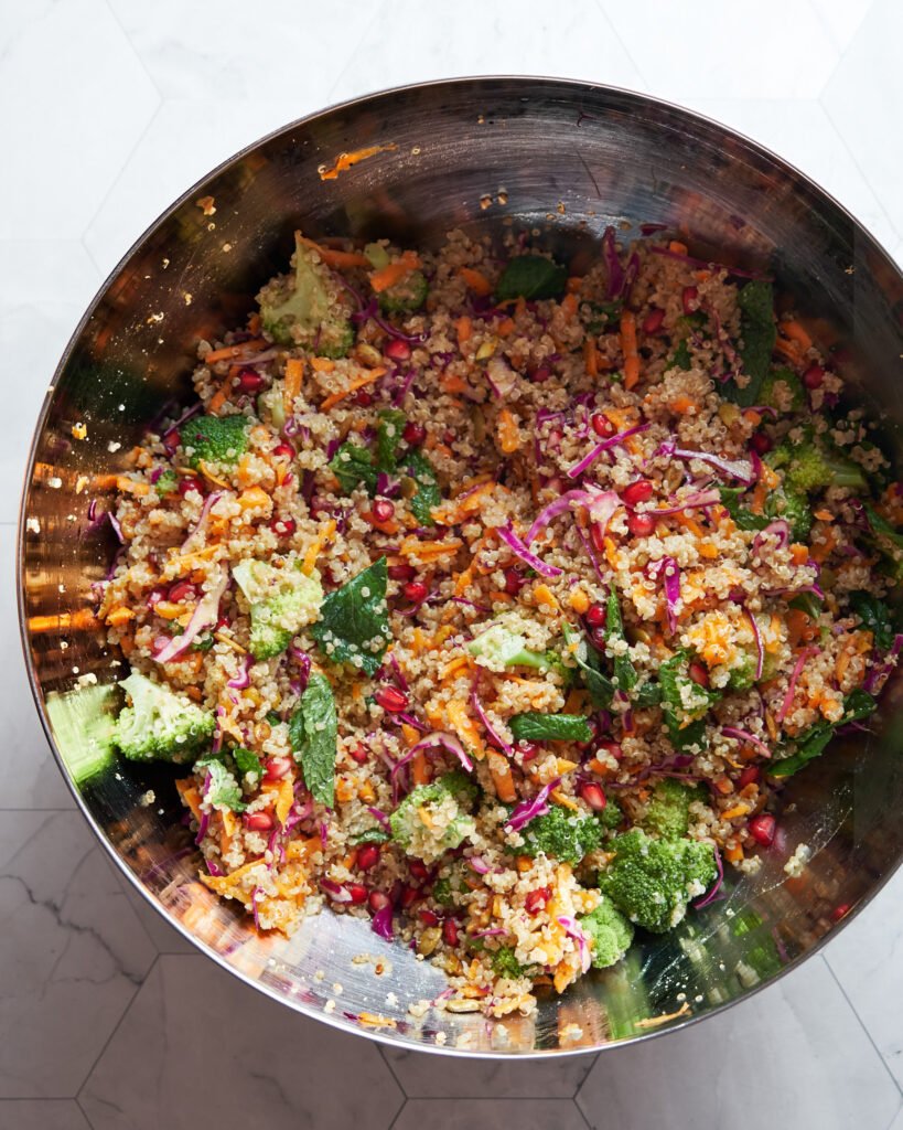 Curried Minty Quinoa Salad